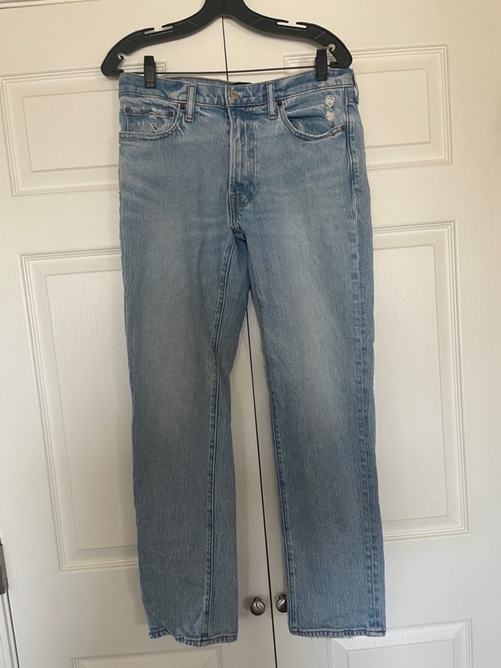Abercrombie & Fitch Light Blue Straight Jeans